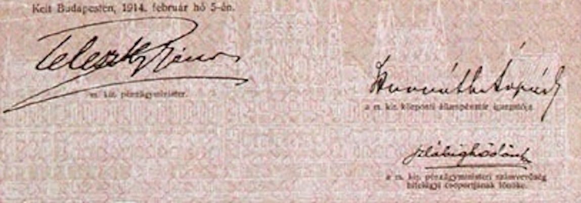 Documenti: 4,5% Königreich Ungarn, Budapest - 1914 – Usato da Solothurn venduto da Sgasche 1