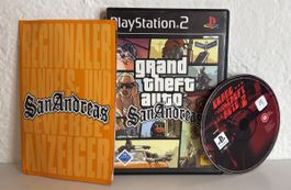 Grand Theft Auto San Andreas PS2 Game - Perfect for Summer!
