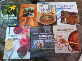 7 STK GETREIDE-  UND GEMÜSEKOCHBÜCHER