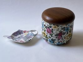 TEEDOSE & Löffelablage*CERAMICA*FRANCO POZZI*****