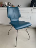 4 Esszimmerstühle, Leder, sehr guter Zustand, Marke Contur