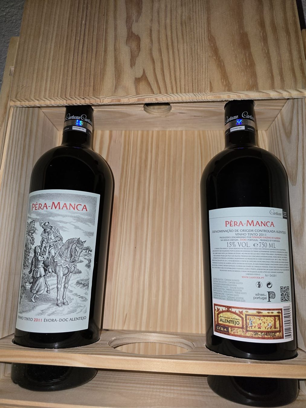 Vins: 2 !!LUXUS!! PÊRA MANCA 2011☆CARTUXA – Neuf avec emballage d'origine à la neuveville par houeka 3