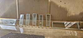 Info-Tafeln / Werbe-Tafeln Glas - Aluminium