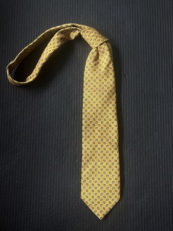 Golden Silk Tie Seta Silk