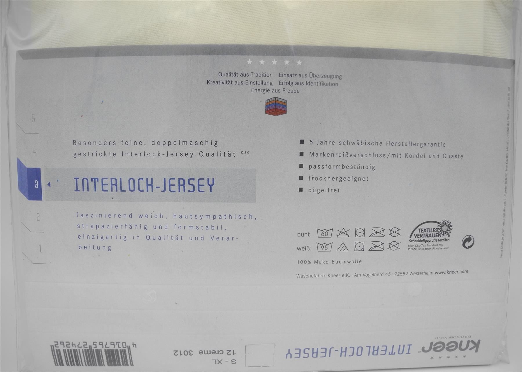 Biancheria da letto: Kneer Kissenbezug, creme, e5 – Nuovo e nell'imballaggio originale da Kottwil venduto da Crazyrolf 2