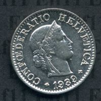 CHF___0.05 1939 vz-unz 5 Rappen