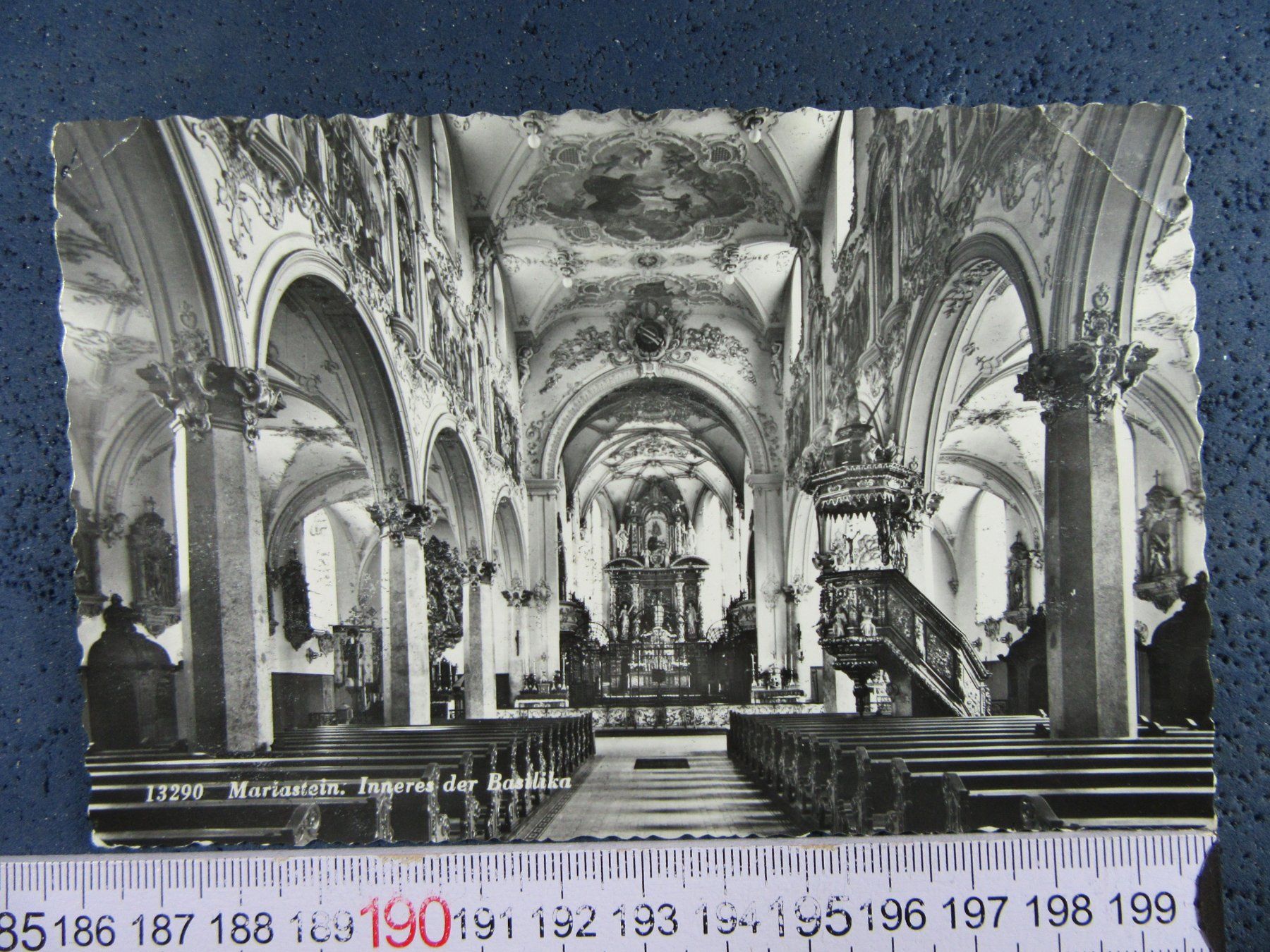 Cartoline postali: MARIASTEIN INNERES DER BASILIKA SO AK BUG – Usato da Ettingen venduto da Hausi4711