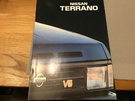 Nissan Terrano Verkaufsprospekt 24 Seiten Februar 1993