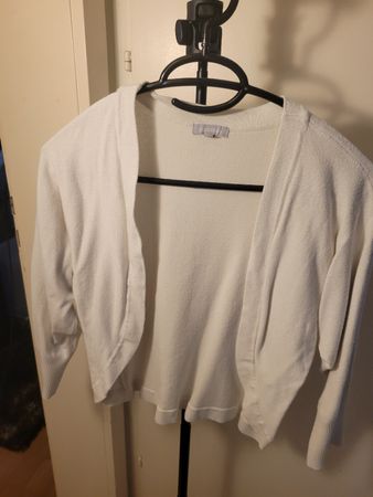 Damen Bolero weiss Grösse M kurzarm guter Zustand