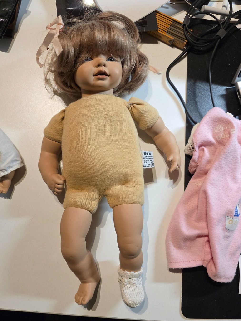 Heidi ott Bambole: schöne antike Heidi Ott Puppe Mädchen 34 cm – Usato da Walterswil BE venduto da Lonitti 5