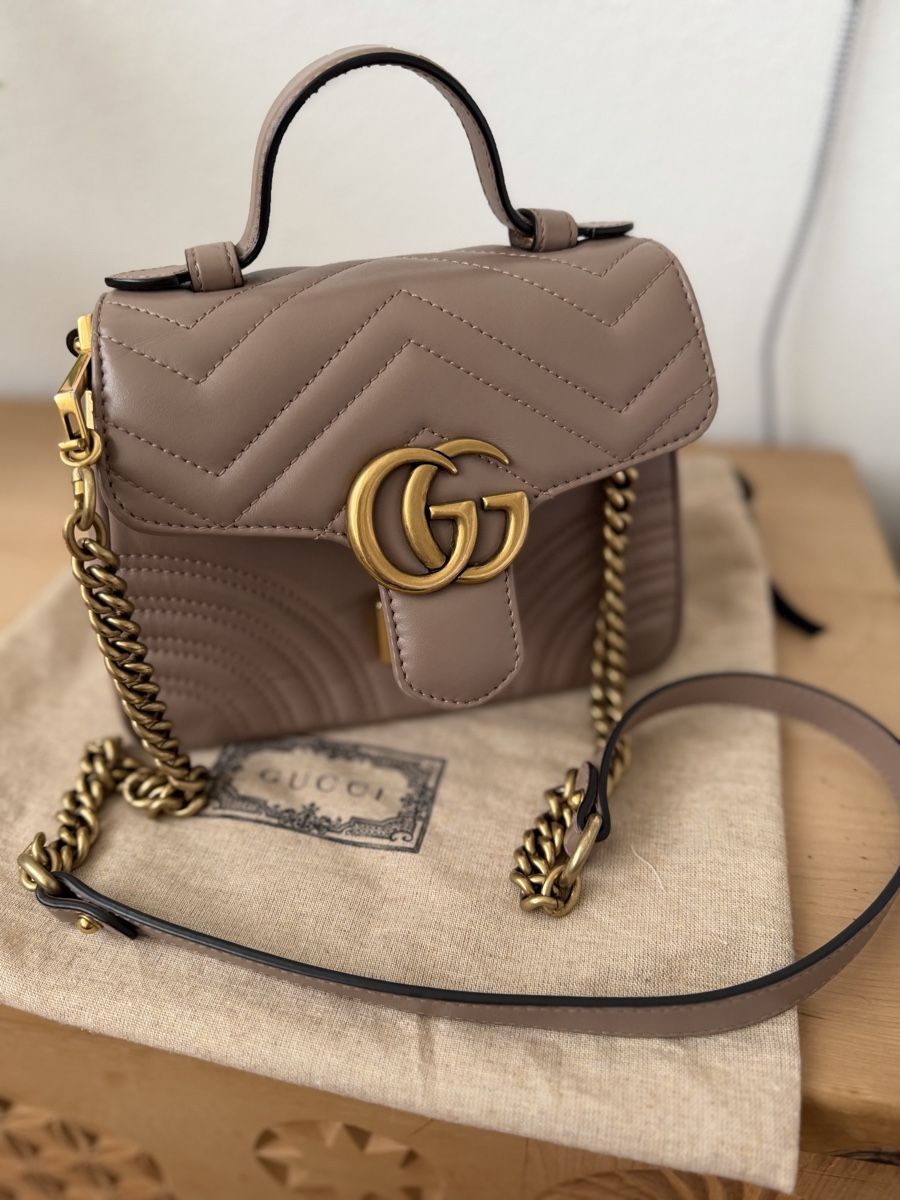 Gucci Borse da donna: Gucci GG Marmont Top Handle Mini Bag – Nuovo (secondo la descrizione) da Islisberg venduto da 1Contessa 1