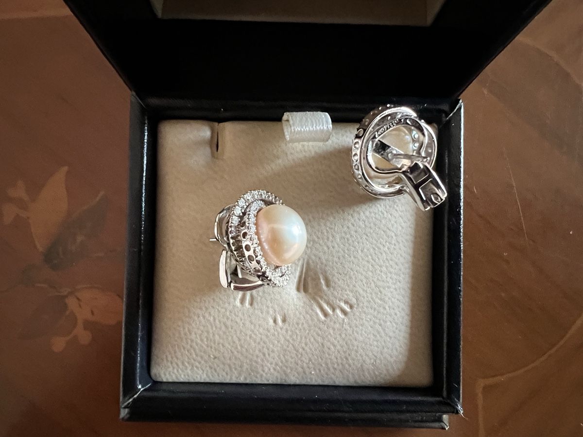 Ohrringe & -stecker: Ohrringe Akoya-Perlen gold mit Brillanten – Neu (gemäss Beschreibung) aus St.Gallen von 303_7fcf 2