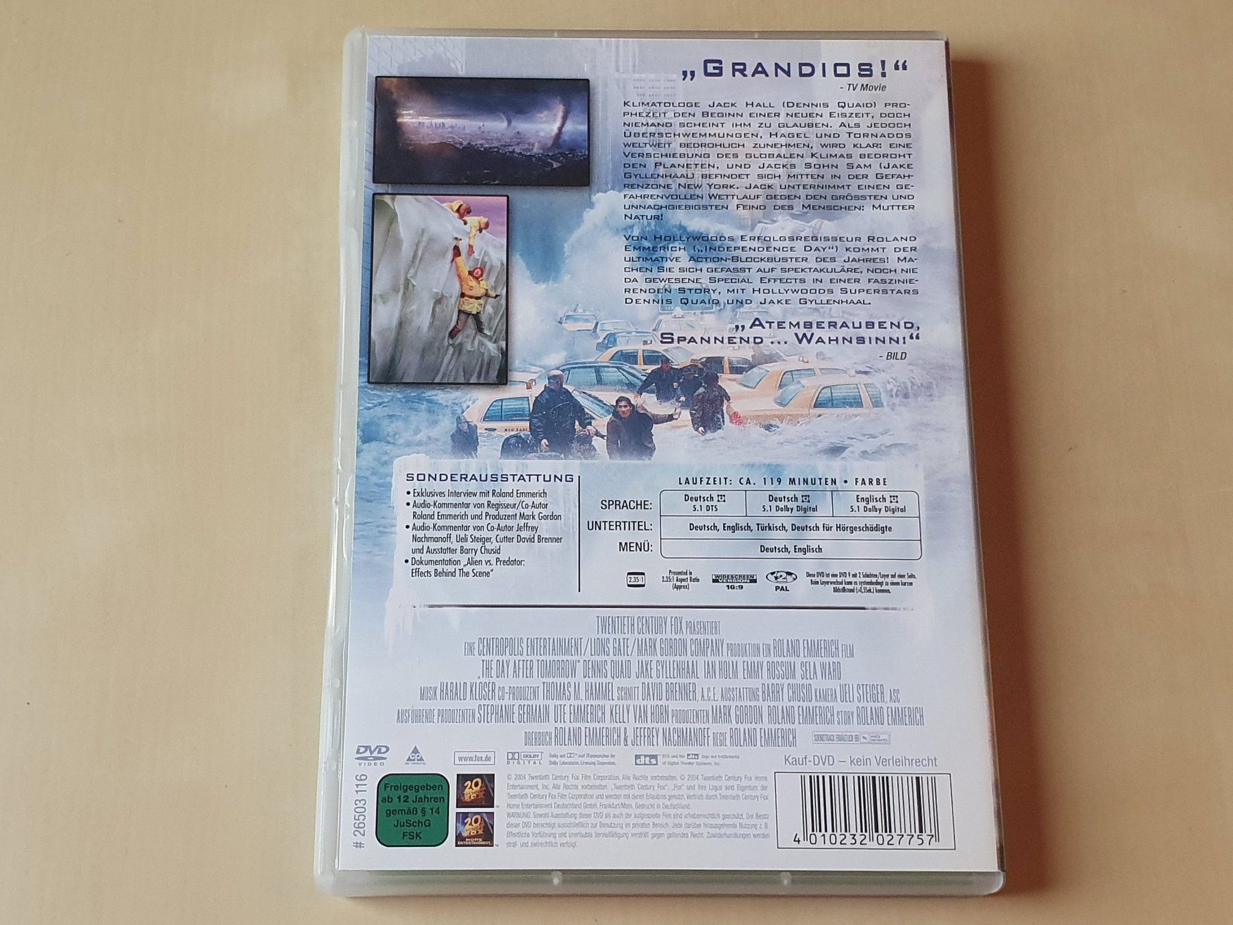 Alle DVDs: The Day after Tomorrow – Gebraucht aus Stansstad von collectorsshop 1