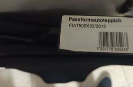 Neue Fiat 500 Autoteppich