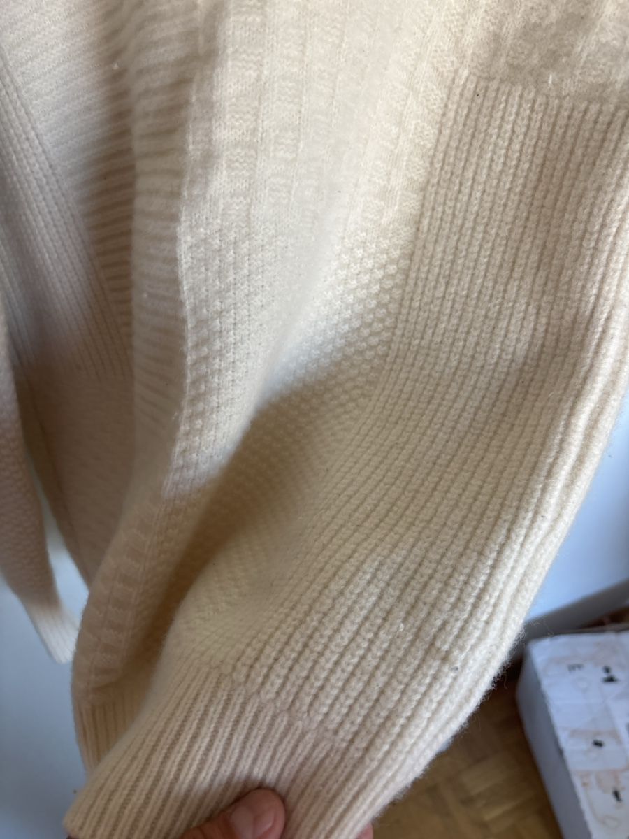 Pullover & Sweatshirts: Pull Fursac en maille texturée, blanc, taille S – Gebraucht aus GENÈVE von Gaasss 5
