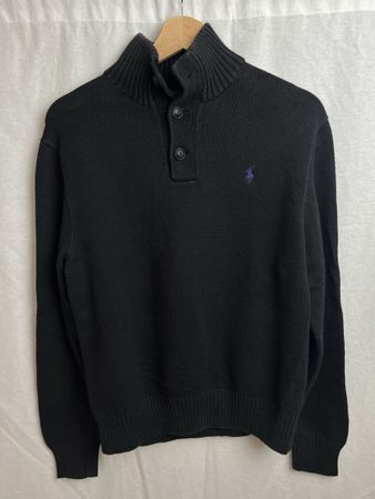 Pull col montant noir Ralph Lauren 