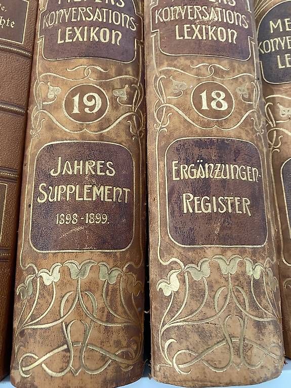 Libri: Meyers Konversations-Lexikon 1895 – Usato da Binningen venduto da peter.binningen 1