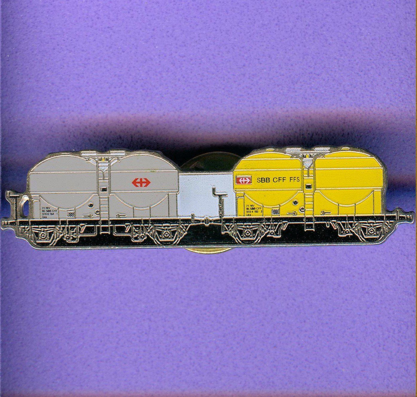 SBB/CFF/FFS Placchette & Badge: Schmid-Müller  Ucs Silowaggon  Lim.1500 – Usato da Winterthur venduto da Sammleroase