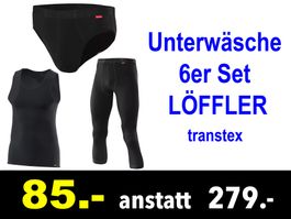 🔴 Unterwäsche 6er Set LÖFFLER assortiert /410X