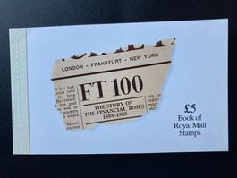 Markenheftchen Grossbritannien 1988 £5 Financial Times **