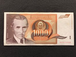 AH 5773322 - Belgrad 1990 - Jugoslawien - Nikola Tesla