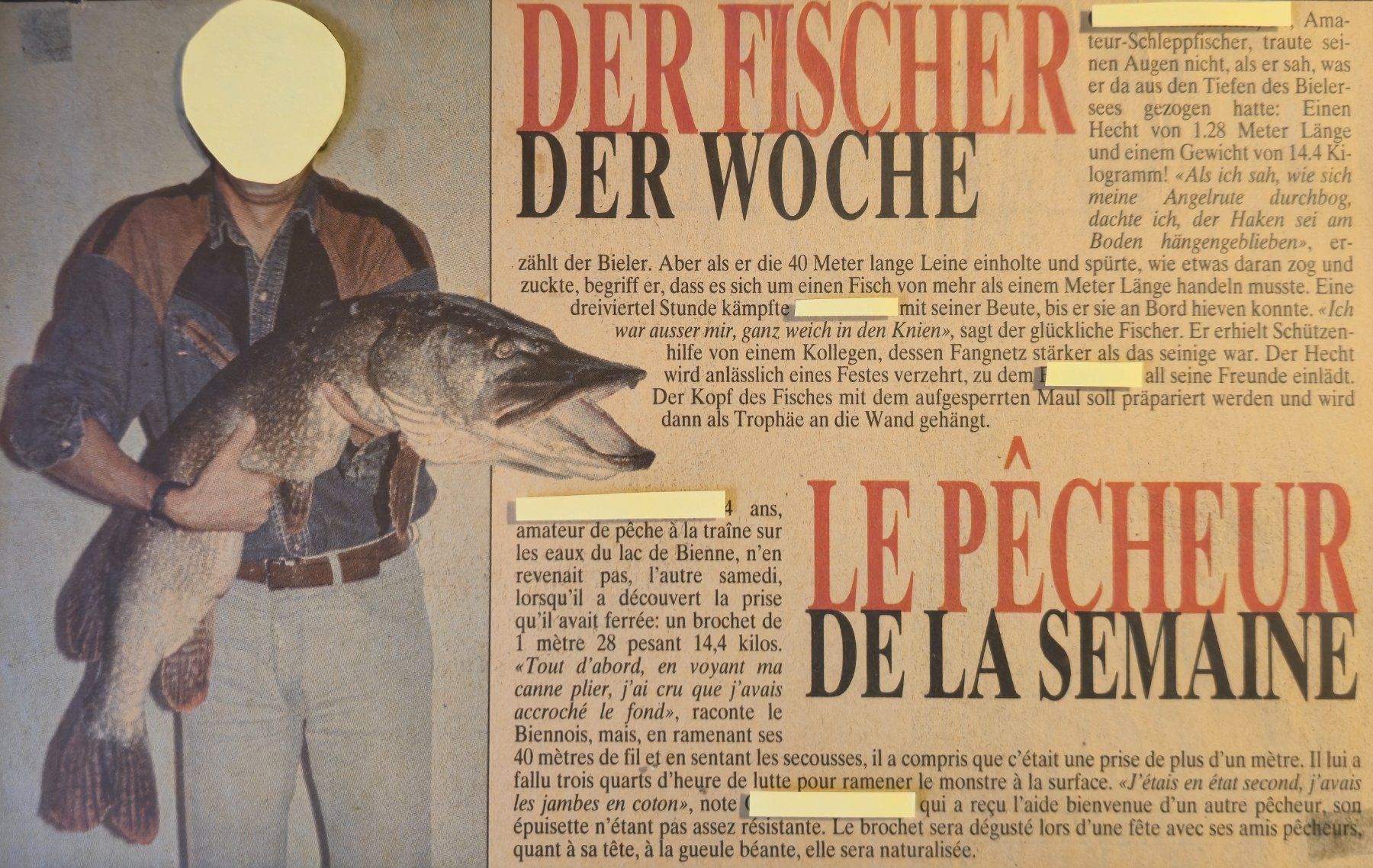 Il mondo degli animali: Brochet 1,28 m. 14,4 kg. – Nuovo (secondo la descrizione) da Brügg BE venduto da Podo10 4