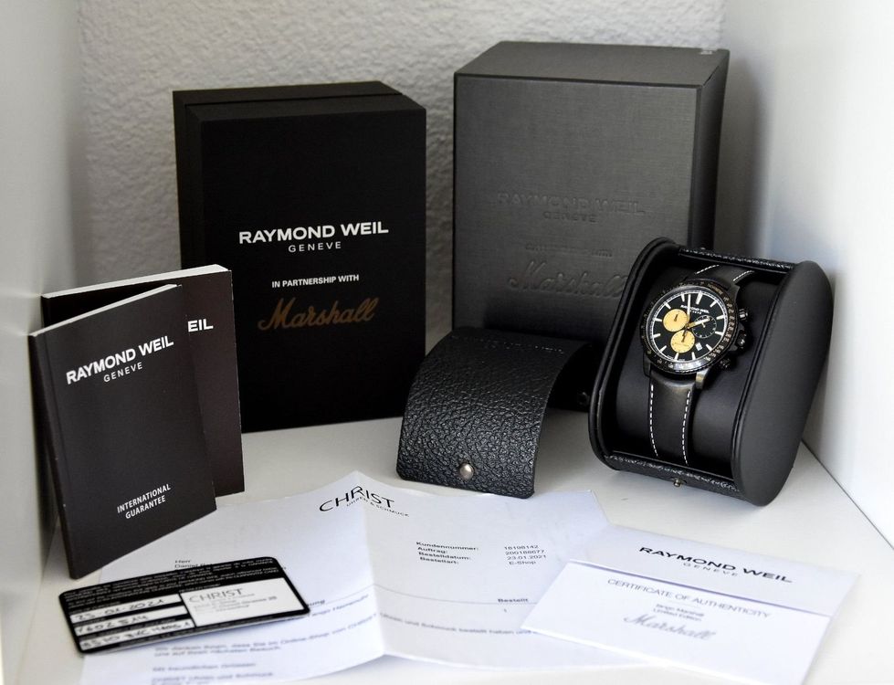 Raymond weil tango sale marshall limited edition