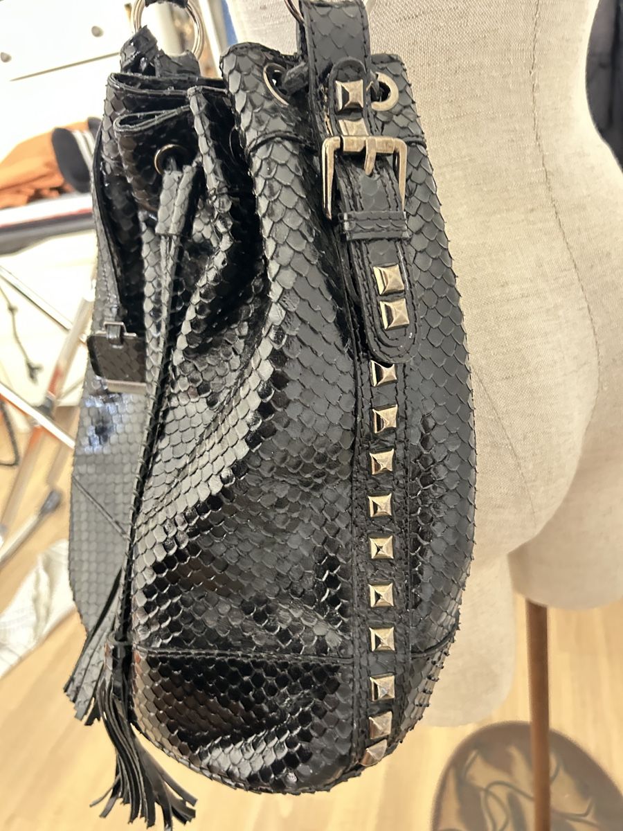 Kennel & Schmenger Taschen für Damen: Kennel&Schmenger Tasche Pythonleder Schwarz Top Zustand – Neu (gemäss Beschreibung) aus Schaffhausen von Casadenobile 2