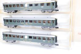 Fleischmann 3 x SBB Personenwagen Set - 8138/39K