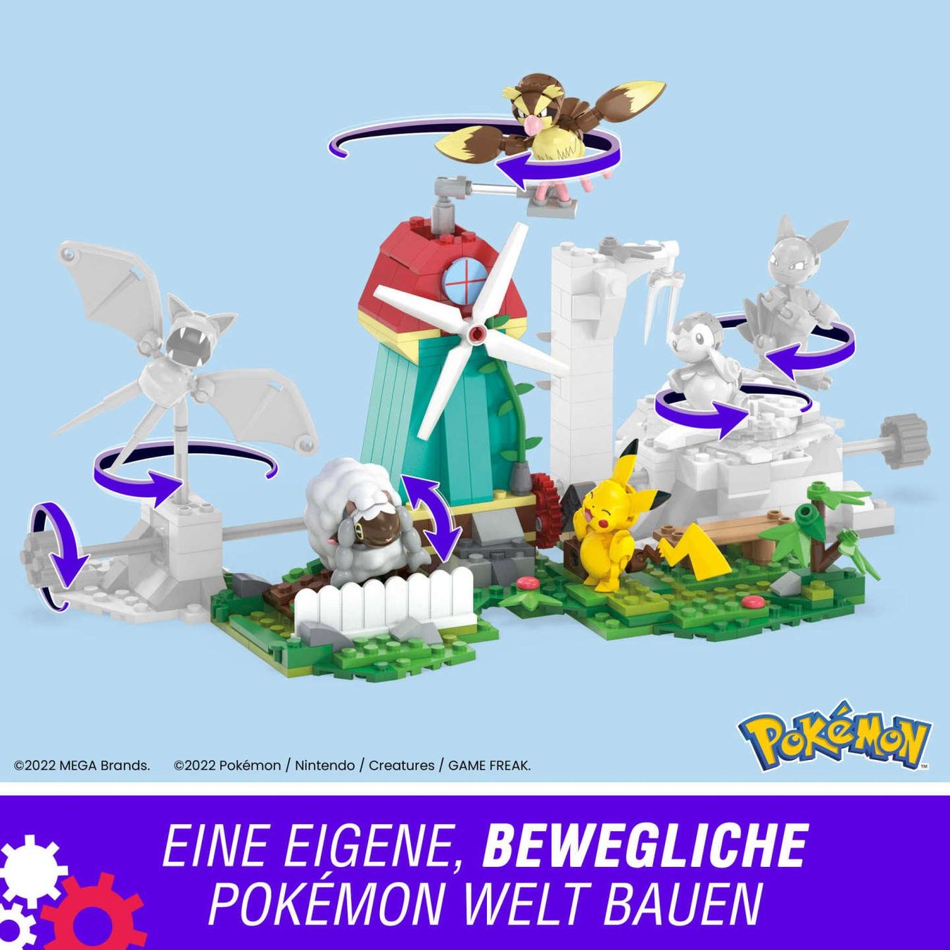 Mega Kit di costruzioni: Mega Pokémon Windmühlen-Farm HKT21 – Nuovo e nell'imballaggio originale da Basadingen venduto da NekoBricks 6