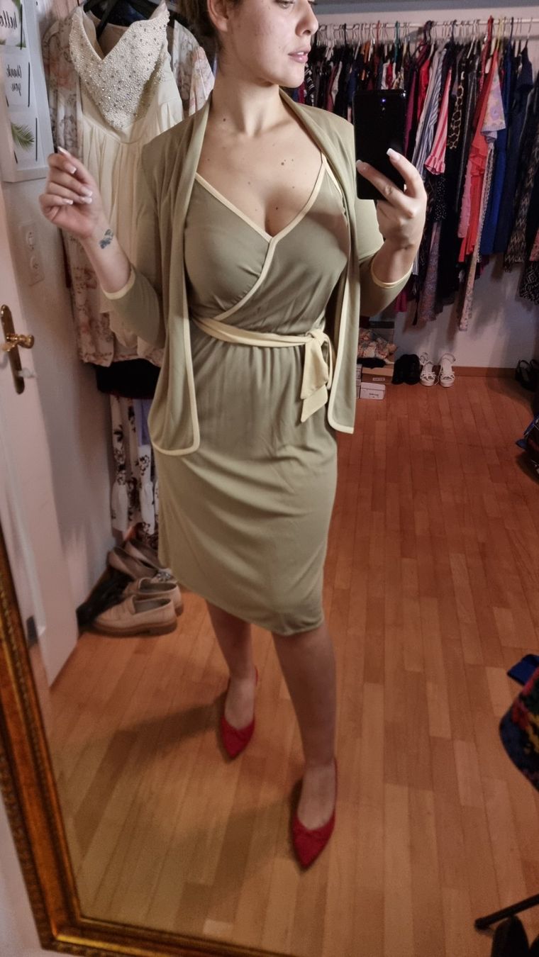 Kleider: Vintages Elegantes kleid mit Jäckchen, Gr. 38/40 – Gebraucht aus Wald ZH von CapLux
