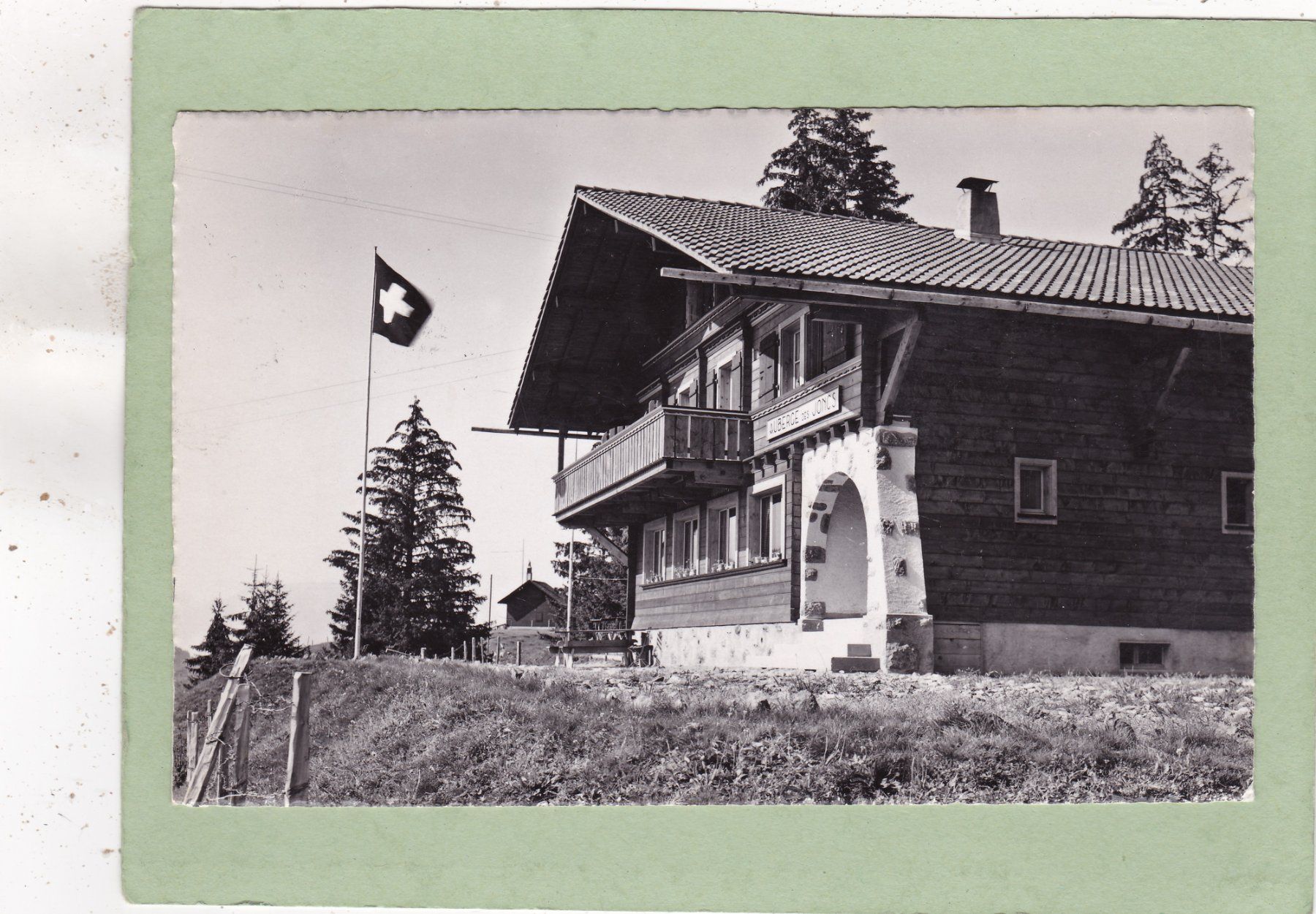 Cartoline postali: Les Paccots s Châtel-St-Denis Auberge de Joncs 1951 – Usato da Herisau venduto da Lisegrat2008