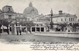 Genève, le Kursaal, animée, circulée 1904