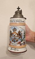 Bierkrug mit Zinndeckel 1898 München /Sammlerstück, Geschenk