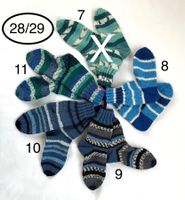 handgestrickte Wollsocken, 28/29