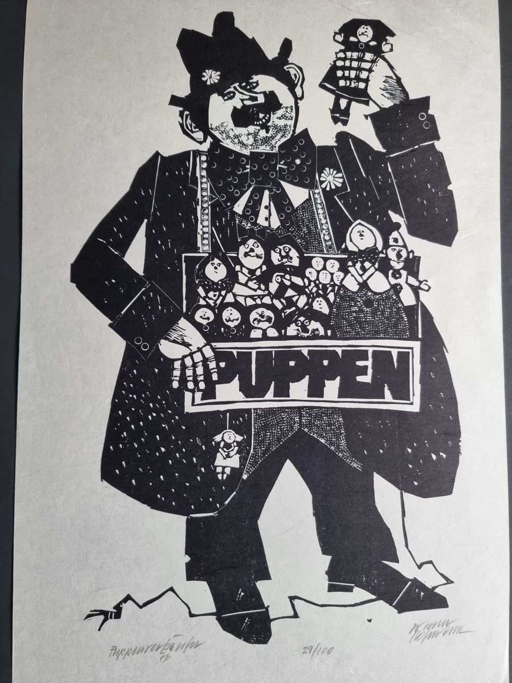 Poster & Bilder: WERNER HOFMANN LINOLSCHNITT SIGNIERT NUMMERIERT – Gebraucht aus Gersau von grafik-kunst 1