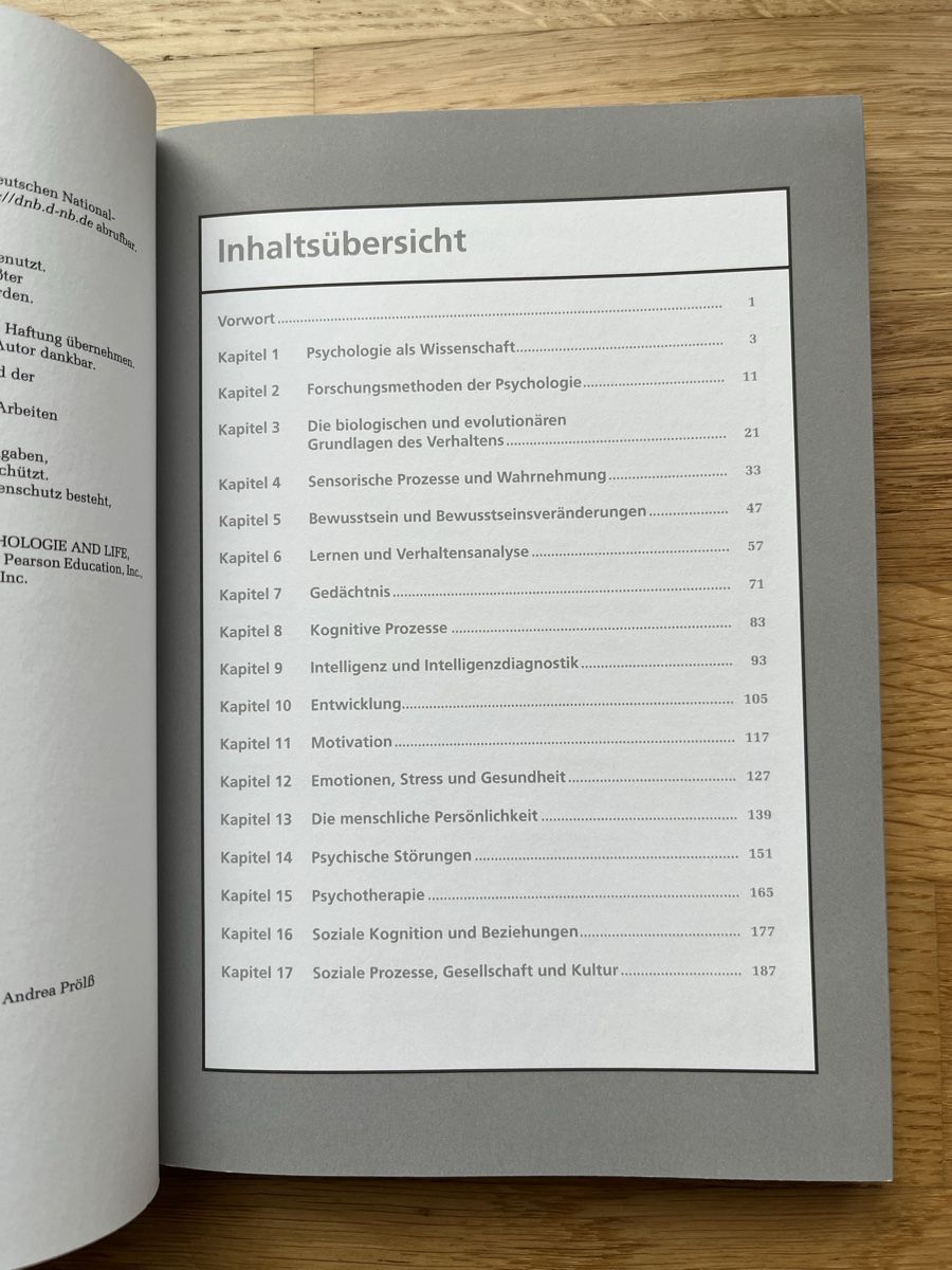 Libri: Übungsbuch zu Gerrig/Zimbardo – Usato da Zürich venduto da yeti044 2