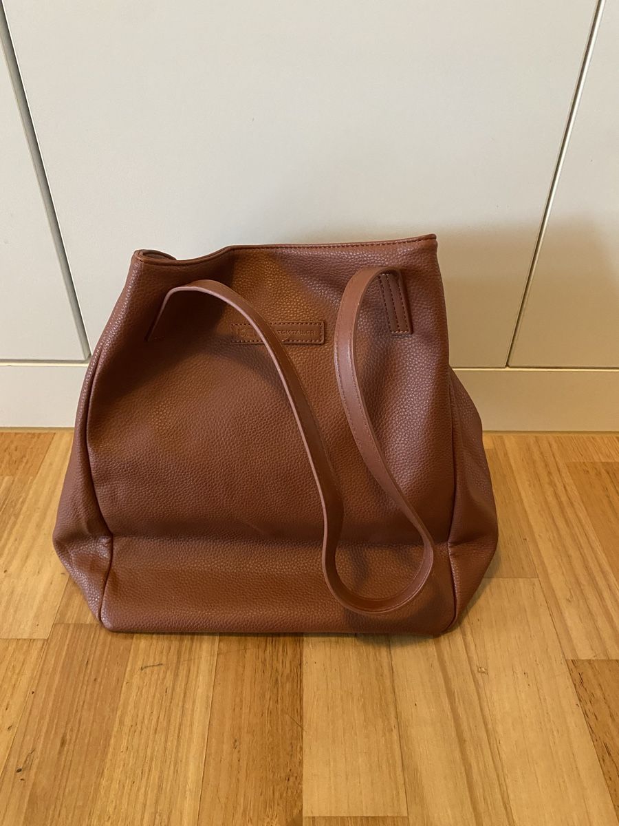 Tom Tailor Borse da donna: Braune Handtasche / Shopper aus Kunstleder – Usato da Zürich venduto da nin_y8my 3