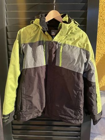 Kinder Junge Skijacke 152 Jacke Ski Campus Grün Grau Schwarz