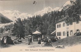 Moratschgletscher-Hotel Restaurant 1914 -Graubünden