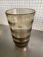 Vase 70er WHITEFRIARS-KUNSTGLAS, MUSTER VASE MIT INNENRIPPEN