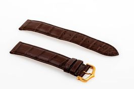 Cartier brown leather strap 18mm NEW