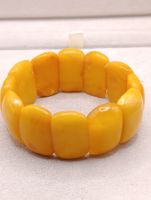 Art Deko Unisex Armband Natürliche Butterscotch Bernstein
