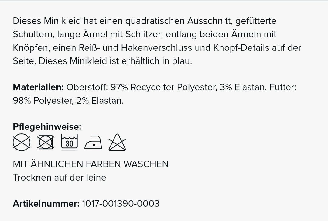 Vestiti: Elegantes Kleid mit eckigem Ausschnitt – Usato da Adliswil venduto da ssc_z8q6 5