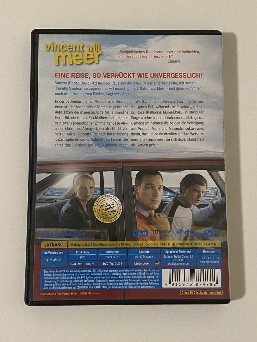 Tutti i DVDs: DVD Vincent will Meer – Usato da Oensingen venduto da mig_99db 2
