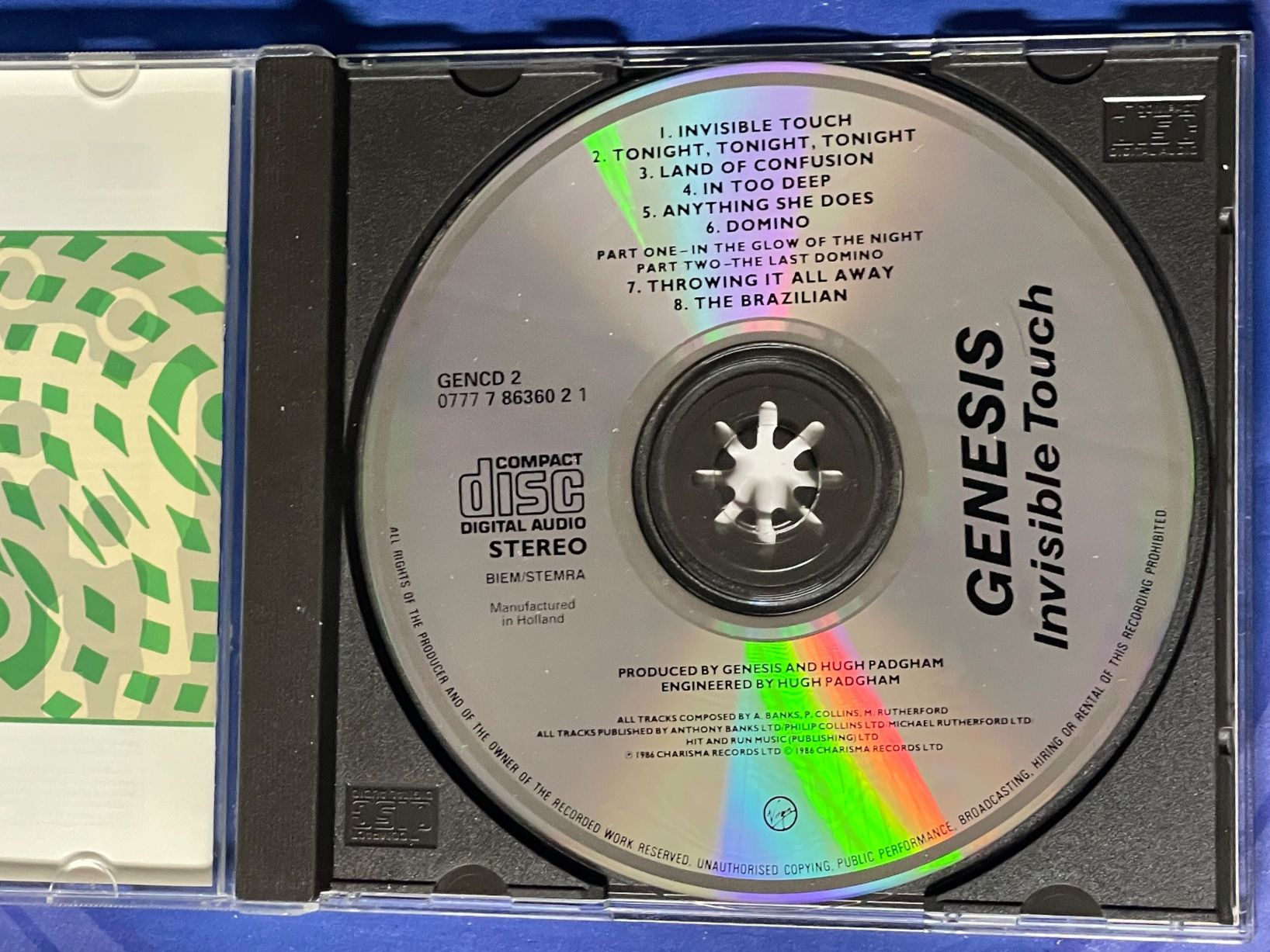 CDs: Genesis-Invisible Touch – Gebraucht aus Muri b. Bern von AdidasCollector 3