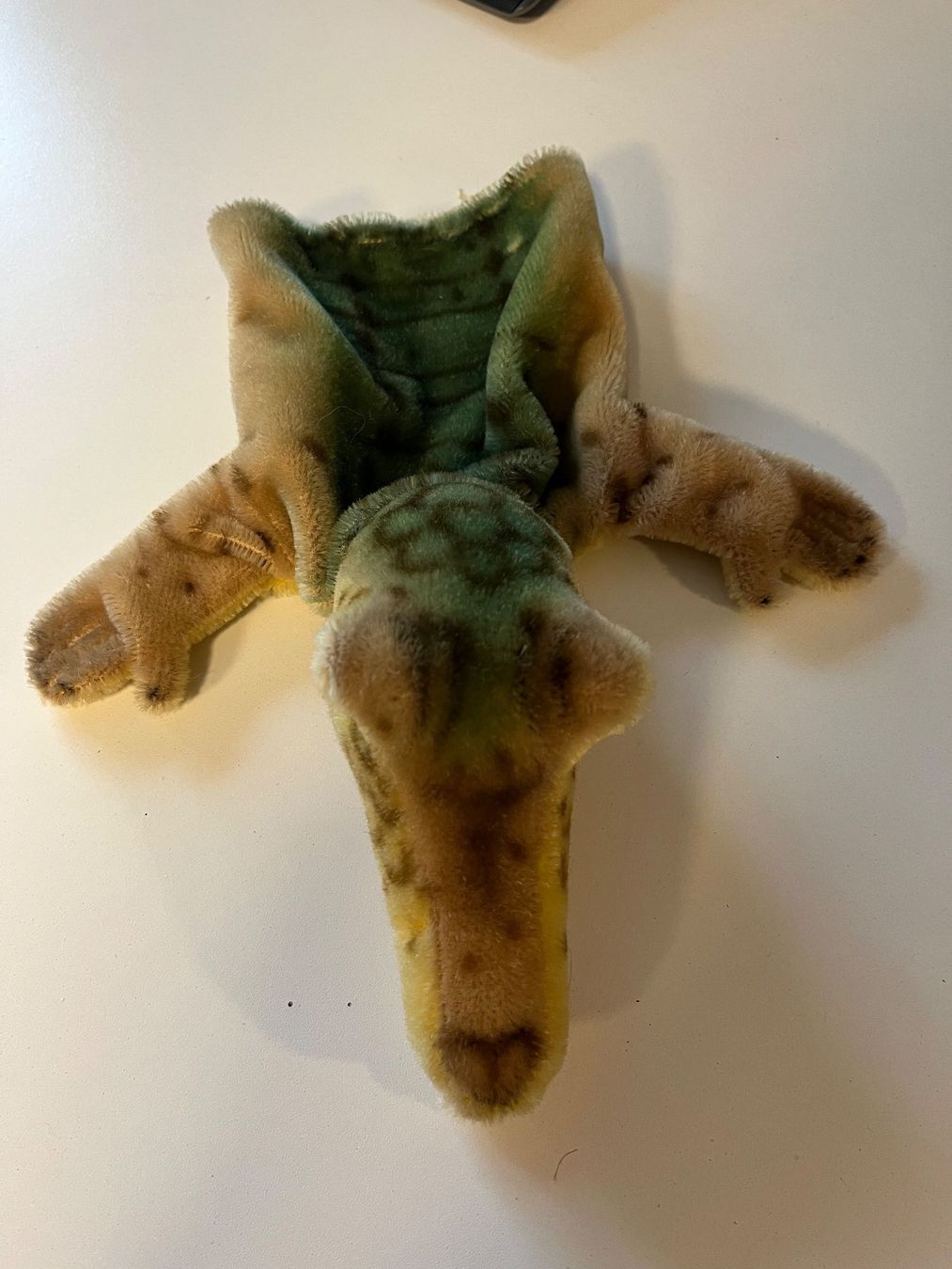 Steiff Giocattoli: Steiff Handpuppe Krokodil "Gaty" – Usato da Hagenbuch ZH venduto da Gasmen 1