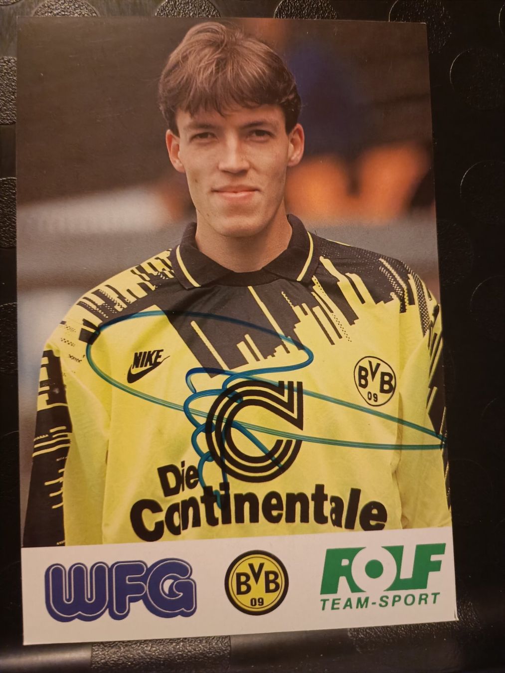 Autografi: Uwe Grauer  - BVB - Borussia Dortmund - Handsigniert – Usato da Menziken venduto da Artographs