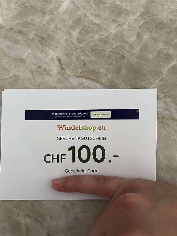 Buoni: Windelshop Gutschein  – Usato da Mammern venduto da kar_6n5r