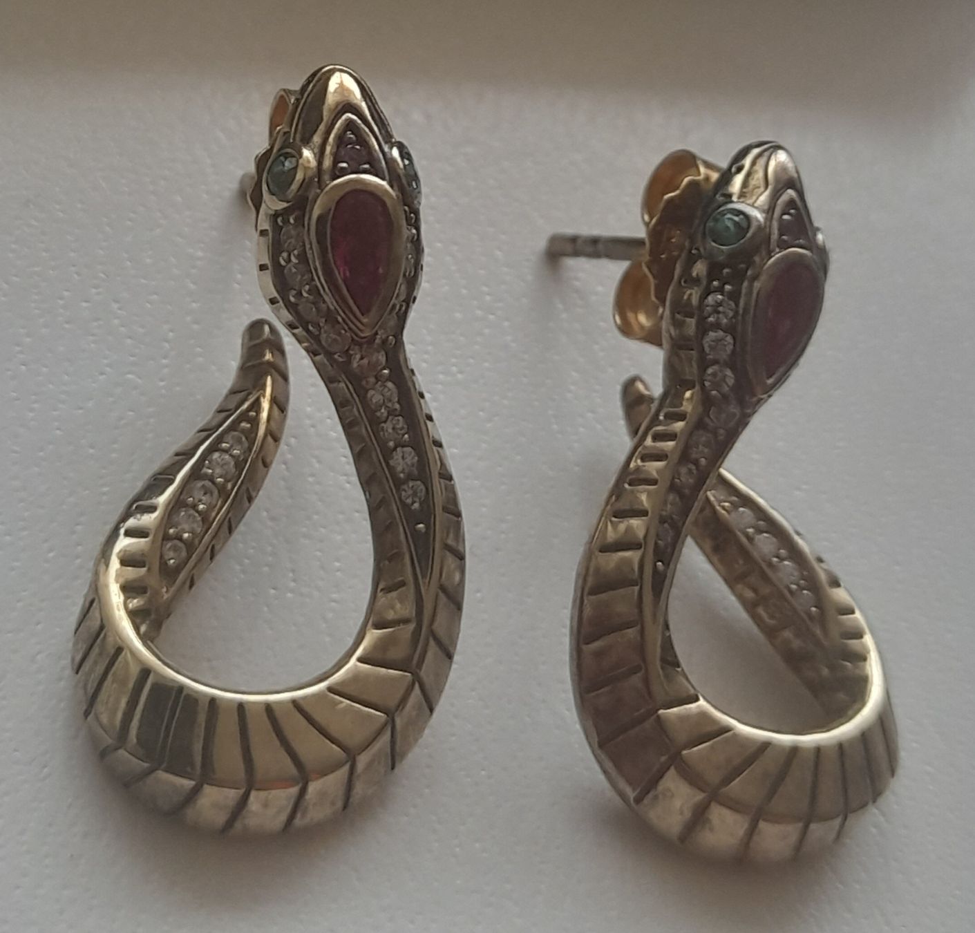 Thomas Sabo Orecchini pendenti & Orecchini a lobo: Boucles d'oreilles Thomas Sabo en argent 925,Rubis. – Usato da Lausanne venduto da Glam-Luxe 4